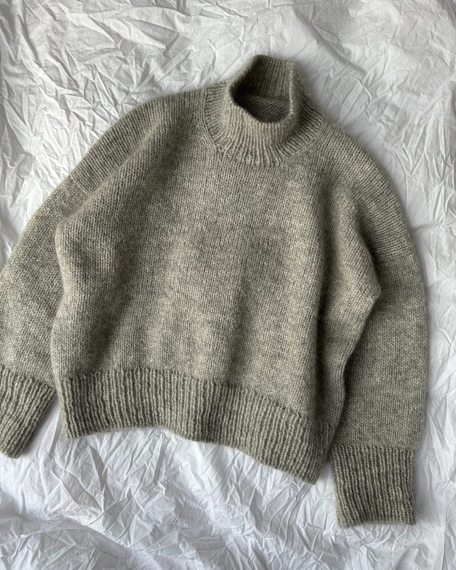 PetiteKnit Weekend Sweater mit Poppy und Tynn Silk Mohair von Sandnes Garn 3