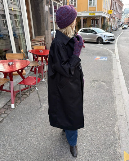 Ensemble Yoko | magnifique bonnet avec des moufles assorties en laine d’alpaga et fil d’alpaga de Sandnes Garn