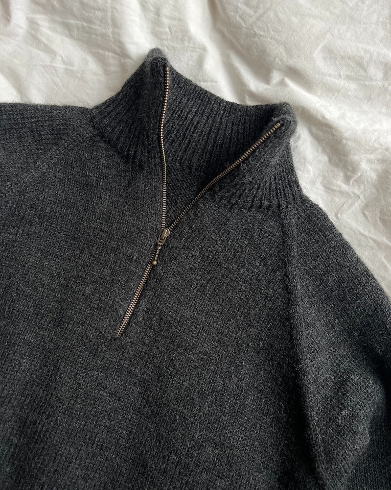 PetiteKnit Zipper Sweater Light aus Peer Gynt von Sandnes Garn 7