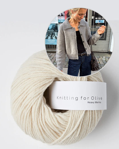 Petra Jacket | elegant warme Jacke aus Heavy Merino von Knitting for Olive