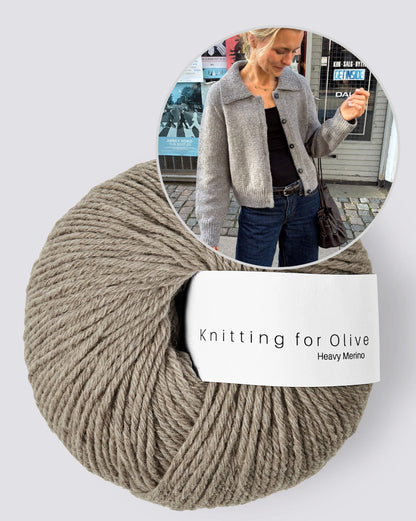 Petra Jacket | elegant warme Jacke aus Heavy Merino von Knitting for Olive