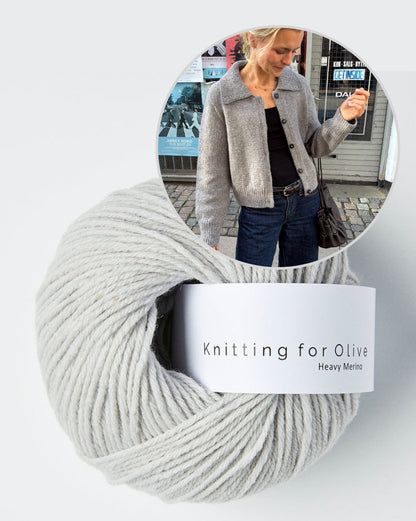 Petra Jacket | elegant warme Jacke aus Heavy Merino von Knitting for Olive