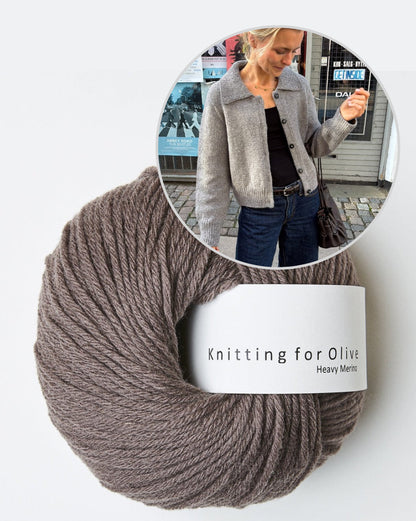 Petra Jacket | elegant warme Jacke aus Heavy Merino von Knitting for Olive