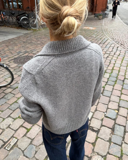 Petra Jacket | elegant warme Jacke aus Heavy Merino von Knitting for Olive