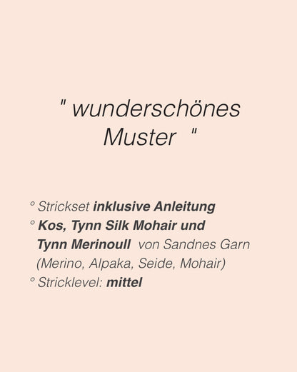 Pia Pullunder | zart und kuschelweich aus Kos und Tynn Silk Mohair von Sandnes Garn