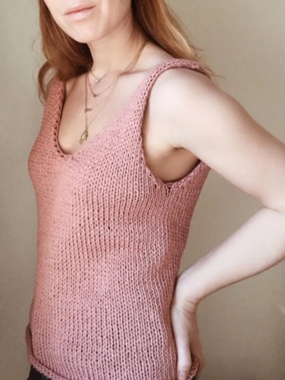 Camisole No. 1 | mit verführerischem Rücken aus Pure Silk von Knitting for Olive