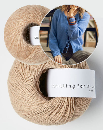 Kutovakika Picnic Cardigan mit Merino und Soft Silk Mohair von Knitting for Olive 18