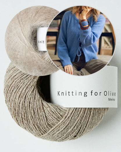 Kutovakika Picnic Cardigan mit Merino und Soft Silk Mohair von Knitting for Olive 16