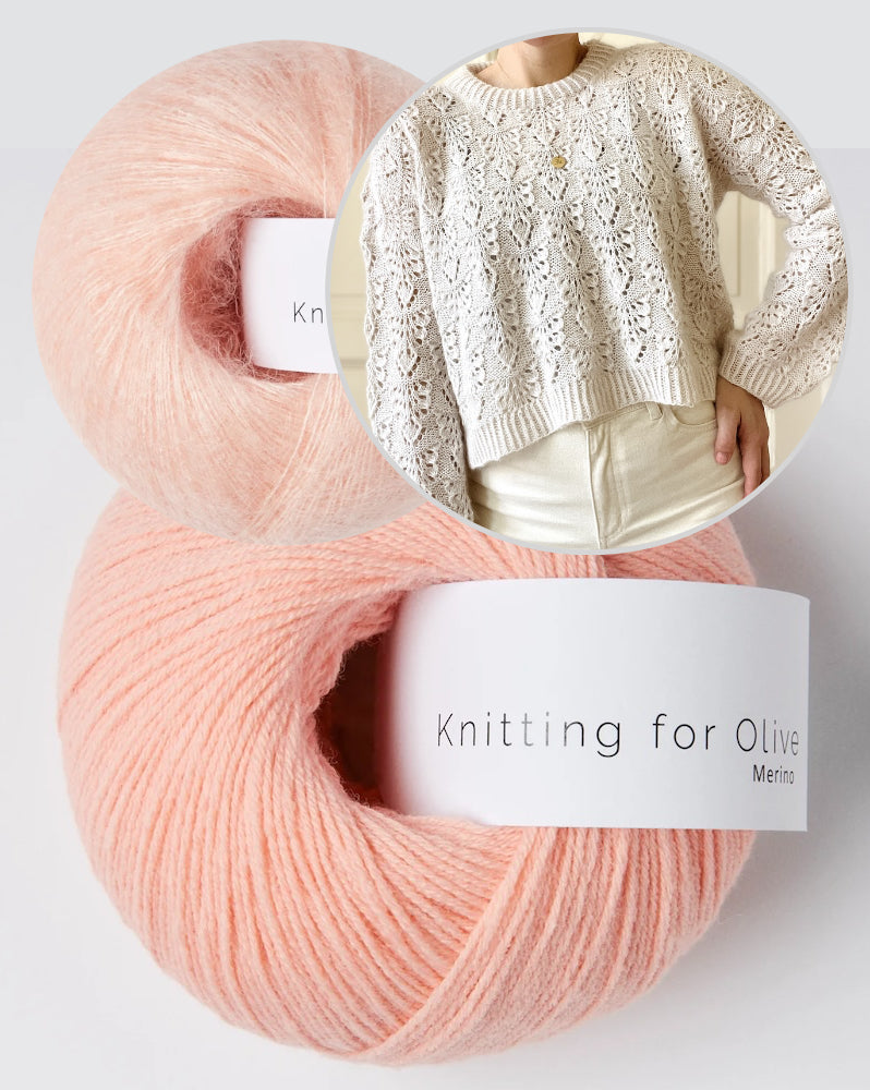 Kolibri by Johanna Pierre Sweater mit Merino und Soft Silk Mohair von Knitting for Olive 15
