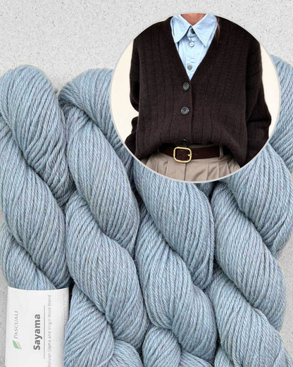 Pinstripe Cardigan | klssisch schöne Jacke aus Sayama von Pascuali