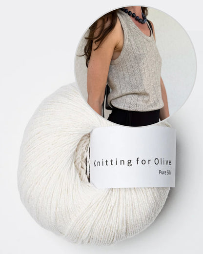 Pinstripe Tank Top | zartes Top aus Pure Silk von Knitting for Olive