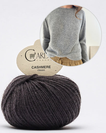 Plain Yoke Sweater Cashmere | schlicht und weich aus Classic Cashmere von Cardiff