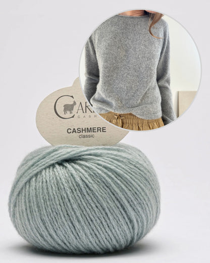 Plain Yoke Sweater Cashmere | schlicht und weich aus Classic Cashmere von Cardiff