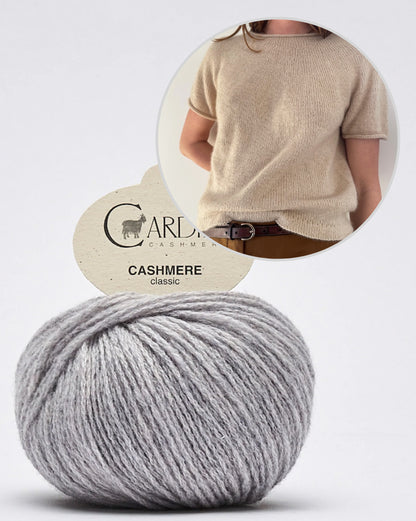 Plain Yoke Tee Cashmere | Basic Shirt aus Classic Cashmere von Cardiff