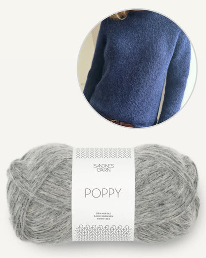 Plain Yoke Pullover | auch für Anfänger aus Poppy von Sandnes Garn