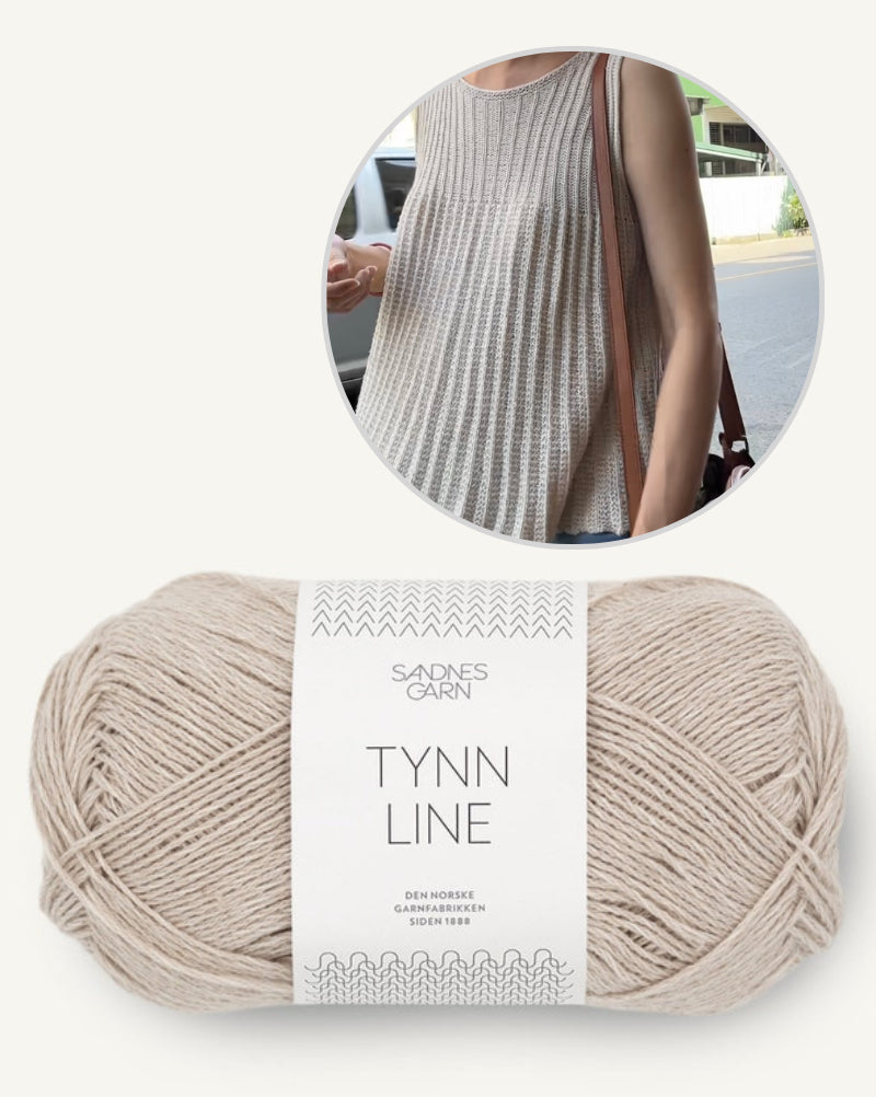 Pleated Top | bewegtes Faltenmuster mit Tynn Line