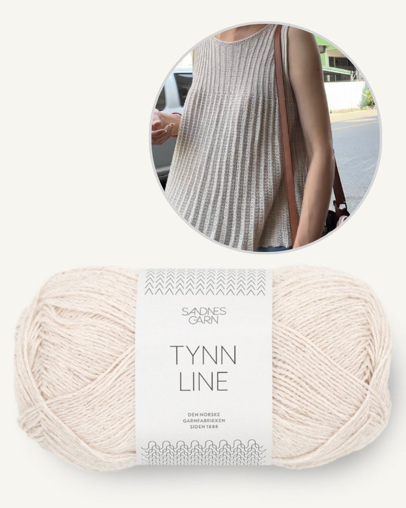 Pleated Top | bewegtes Faltenmuster mit Tynn Line