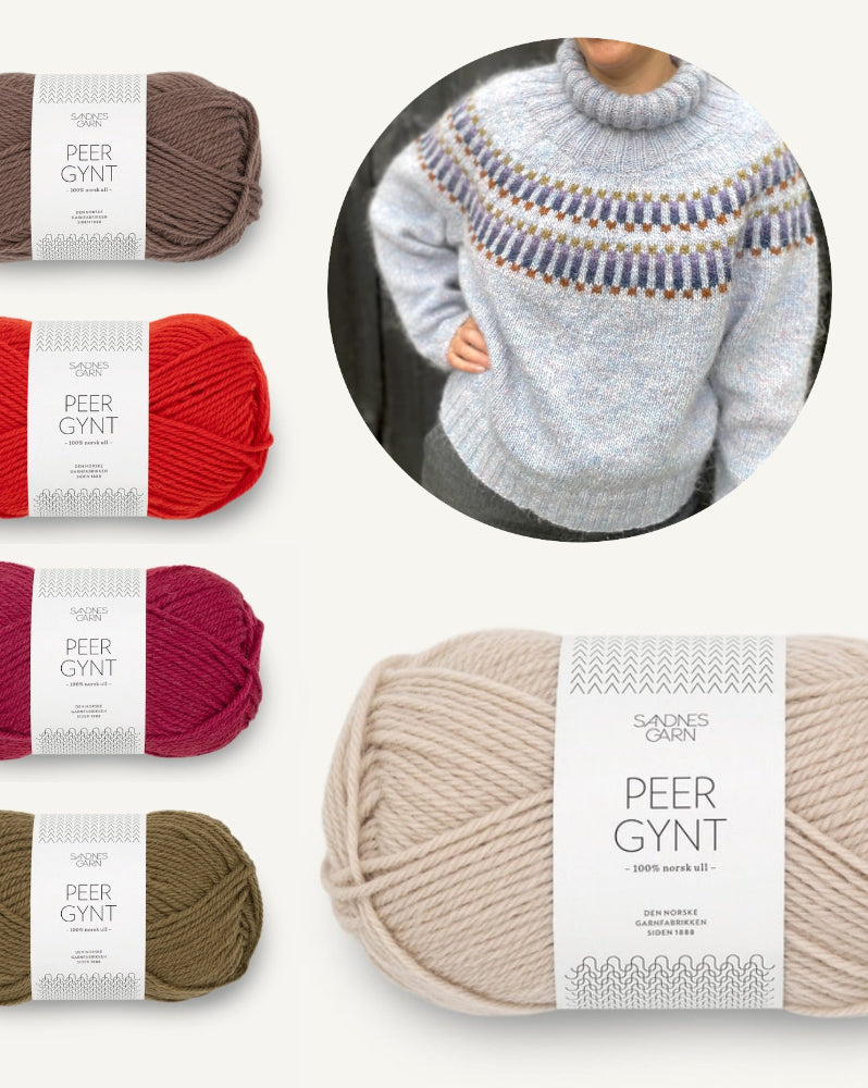 Pluret Sweater von The Weststrand Sisters mit Peer Gynt von Sandnes Garn 8