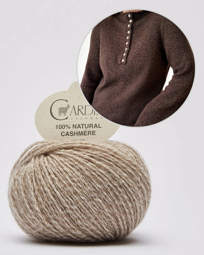 Blusa Mia | straordinariamente morbida, in cashmere classico di Cardiff
