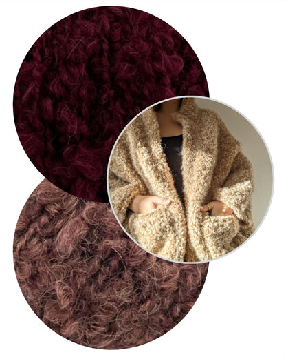 Polarteddyjacket | super Kuscheljacke aus Teddy Dear von Gepard Garn