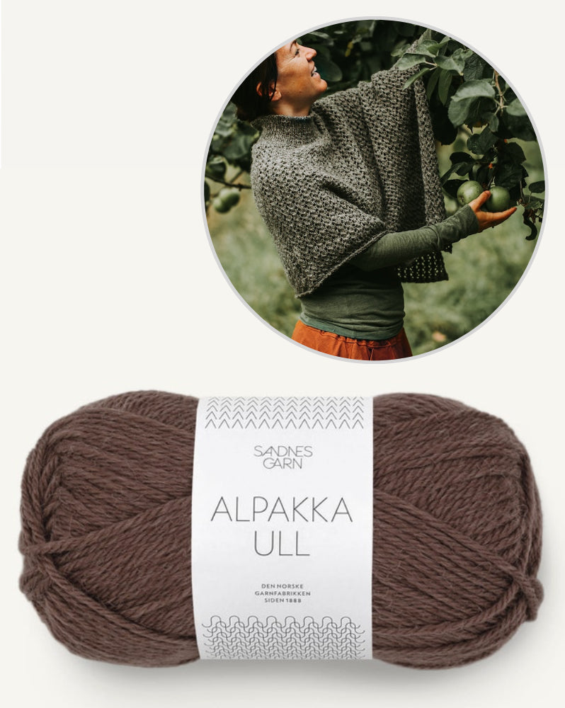 Poncho Akina von Kleinigkeitenliebe mit Alpakka Ull von Sandnes Garn 13