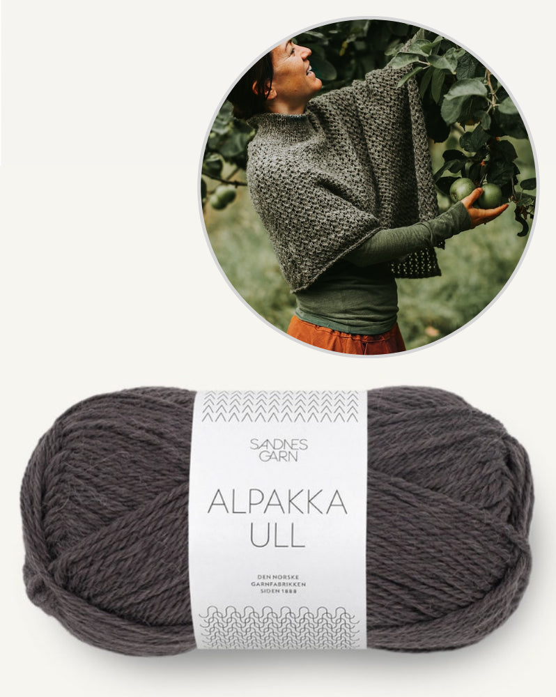 Poncho Akina von Kleinigkeitenliebe mit Alpakka Ull von Sandnes Garn 14