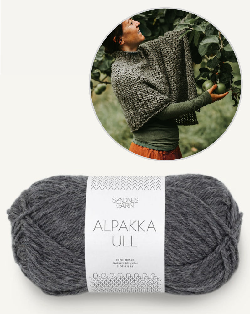 Poncho Akina von Kleinigkeitenliebe mit Alpakka Ull von Sandnes Garn 10