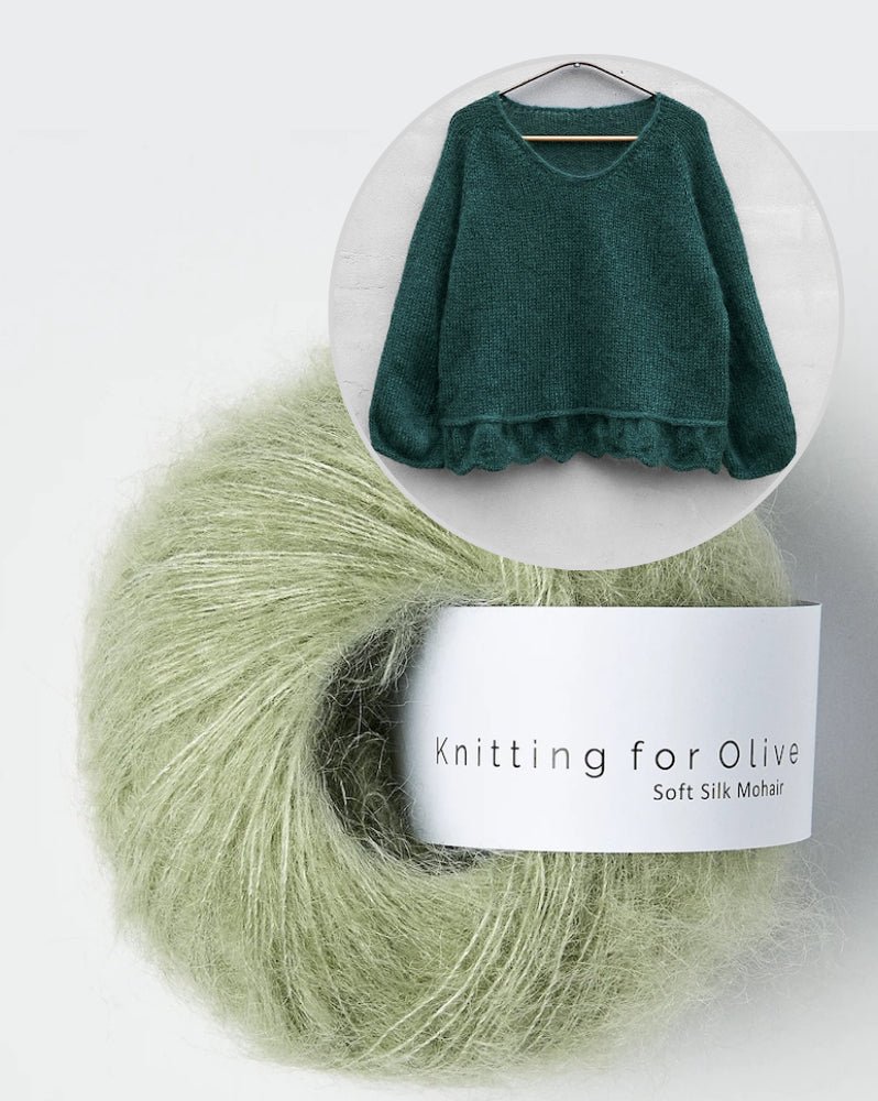Poppy Sweater | verspielt und weich aus Soft Silk Mohair von Knitting for Olive