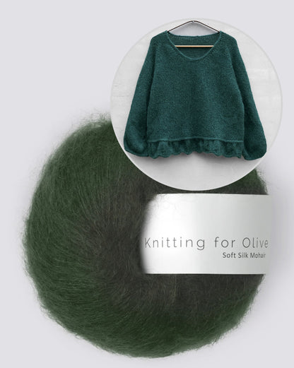 Poppy Sweater | verspielt und weich aus Soft Silk Mohair von Knitting for Olive