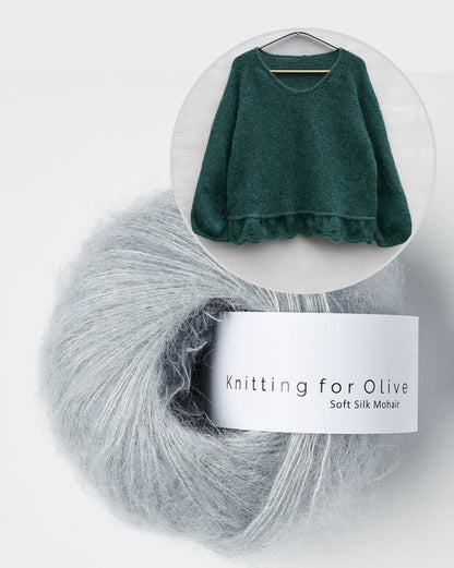 Poppy Sweater | verspielt und weich aus Soft Silk Mohair von Knitting for Olive
