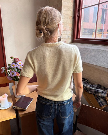 Poppy T krekls | ārkārtīgi mīksts krekls no Classic Cashmere dzijas by Cardiff