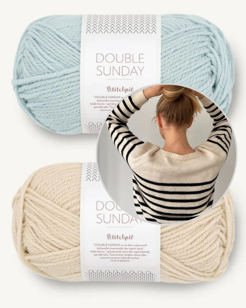 Coco Amour Knitwear Portobello Sweater mit Double Sunday von Sandnes Garn 5
