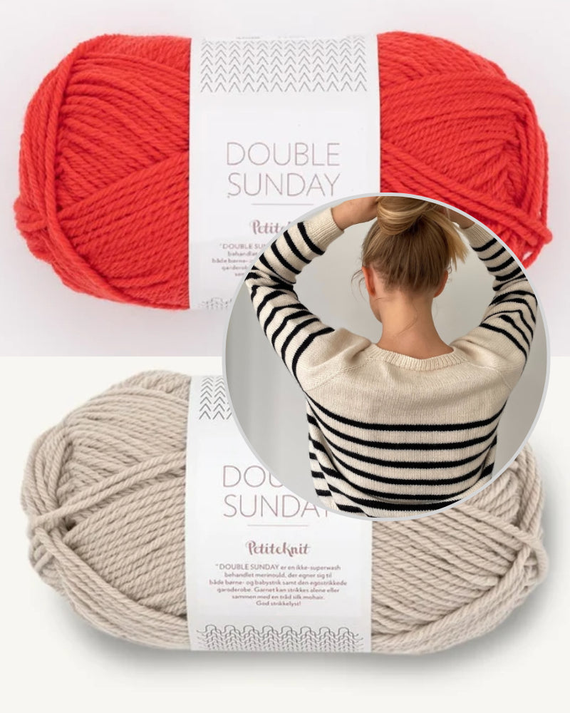 Coco Amour Knitwear Portobello Sweater mit Double Sunday von Sandnes Garn 6