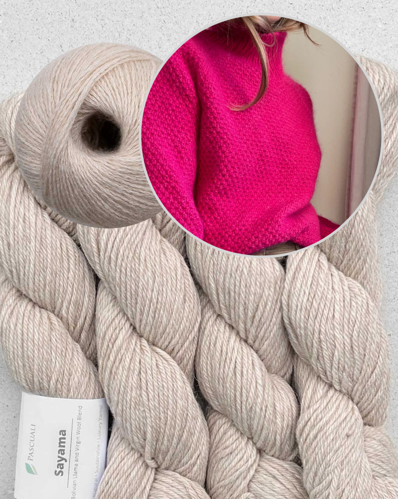 Ppoppo Sweater von Aegyoknit mit Sayama und Cashmere Lace von Pascuali 7