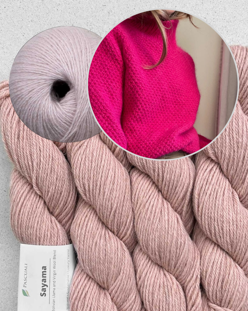 Ppoppo Sweater von Aegyoknit mit Sayama und Cashmere Lace von Pascuali 13