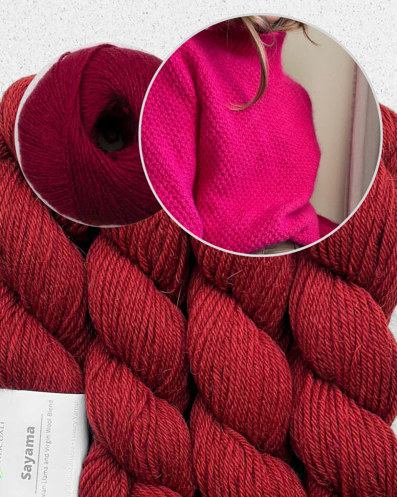 Ppoppo Sweater von Aegyoknit mit Sayama und Cashmere Lace von Pascuali 8