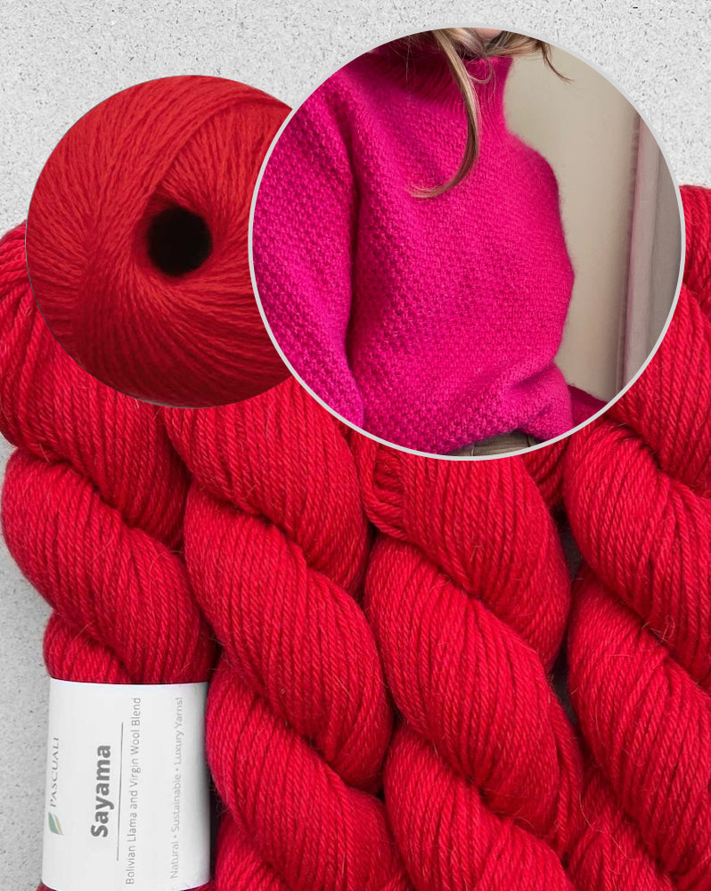Ppoppo Sweater von Aegyoknit mit Sayama und Cashmere Lace von Pascuali 11