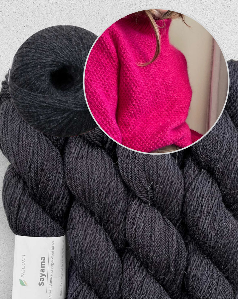 Ppoppo Sweater von Aegyoknit mit Sayama und Cashmere Lace von Pascuali 12