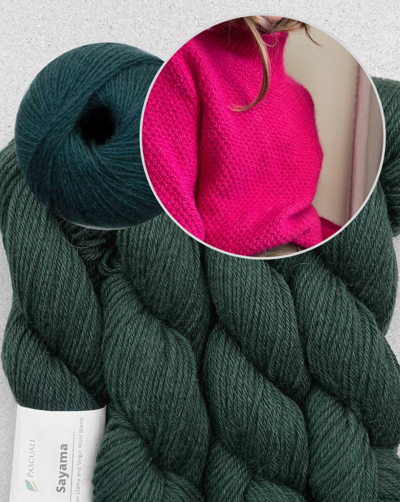Ppoppo Sweater von Aegyoknit mit Sayama und Cashmere Lace von Pascuali 10
