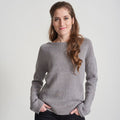 Precious Knits Regina Moessmer, Modell 8. schlichter grauer Pullover
