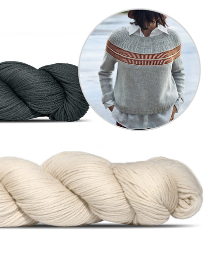 Pullover Precious Memory | zartes Streifenmuster aus Cheeky Merino Joy von Rosy Green Wool
