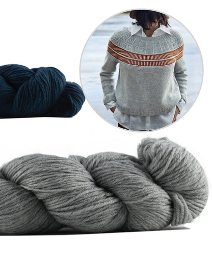 Pullover Precious Memory | zartes Streifenmuster aus Cheeky Merino Joy von Rosy Green Wool