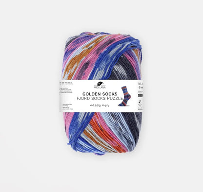 Fjord Socks Puzzle 4-fach | magische Muster in bezaubernden Farben