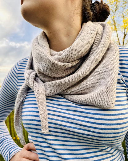 The Easiest Shawl in the World | casually soft made from Cheeky Merino Joy by Rosy Green Wool