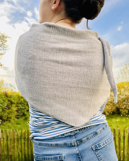The Easiest Shawl in the World | casually soft made from Cheeky Merino Joy by Rosy Green Wool
