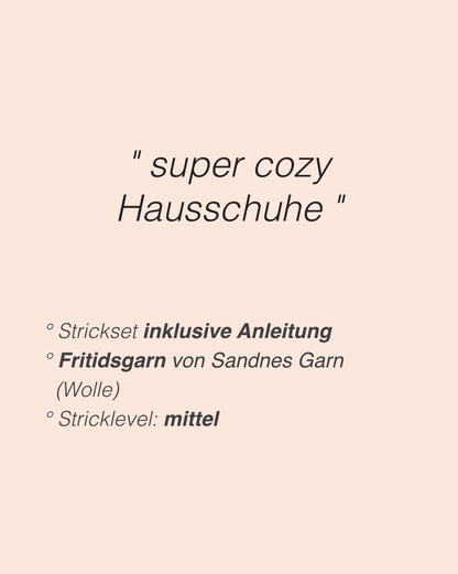 Family Filzhausschuhe | gemütlich und doppelt warm aus Fritidsgarn von Sandnes Garn