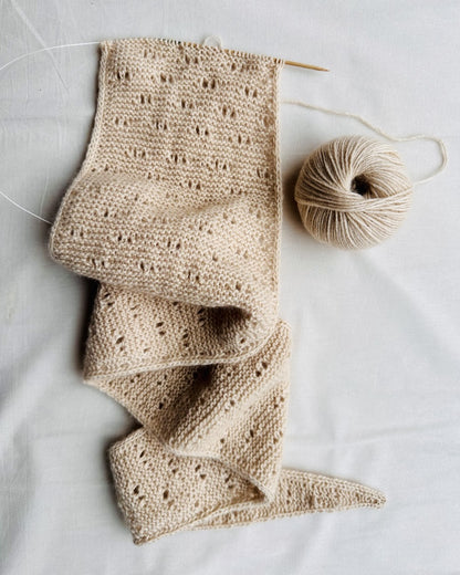 Rabea von gute-garne Fortune Cookie Shawl mit Classic Cashmere von Cardiff 4