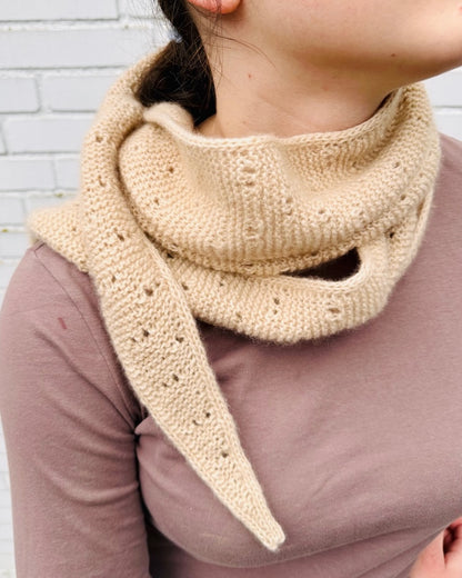Rabea von gute-garne Fortune Cookie Shawl mit Classic Cashmere von Cardiff 8