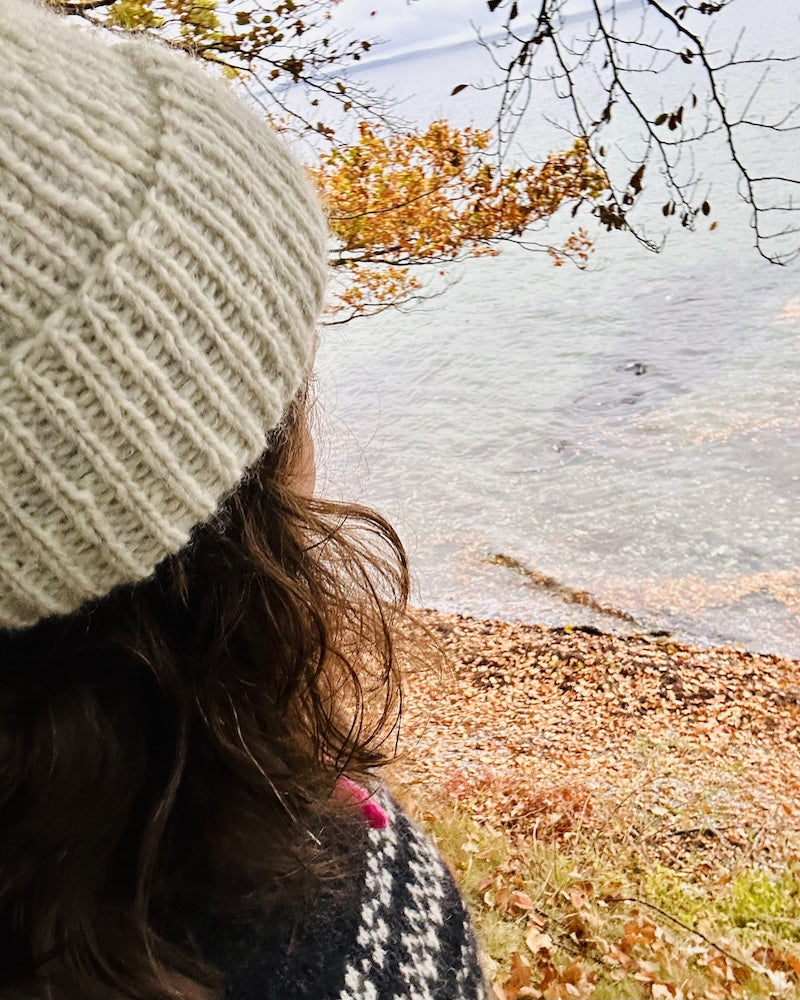 Wintermütze von Rabea von gute-garne mit Fritidsgarn und Tynn Silk Mohair von Sandnes Garn 1