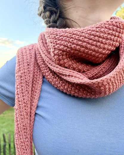 Cozy Pearl Shawl | lässiges Tuch für jeden Tag aus Sayama von Pascuali